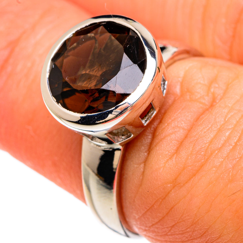 Smoky Quartz Rings handcrafted by Ana Silver Co - RING83275