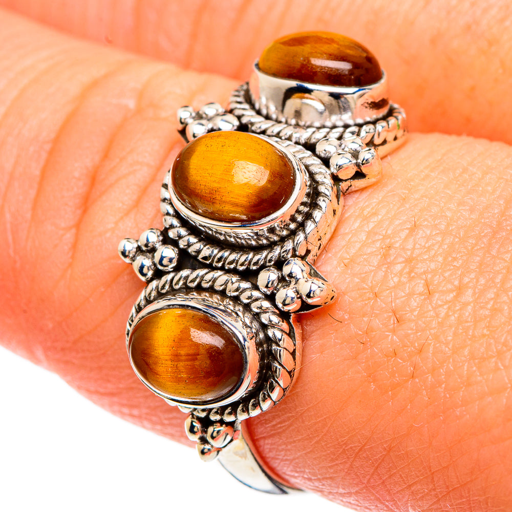 Tiger Eye Rings handcrafted by Ana Silver Co - RING83276