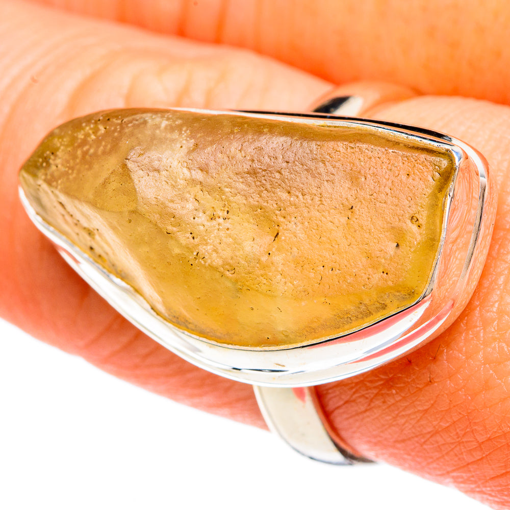 Libyan Glass Rings handcrafted by Ana Silver Co - RING83277