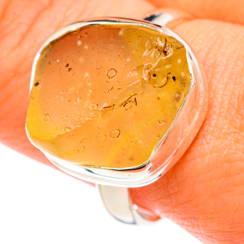 Libyan Glass Rings handcrafted by Ana Silver Co - RING83280