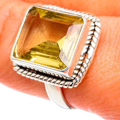 Citrine Rings handcrafted by Ana Silver Co - RING83297