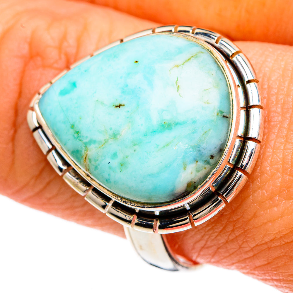 Peruvian Opal Rings handcrafted by Ana Silver Co - RING83300