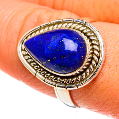 Lapis Lazuli Rings handcrafted by Ana Silver Co - RING83302