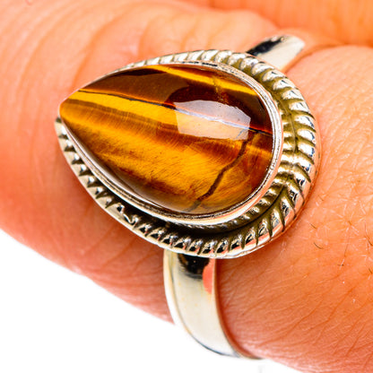 Tiger Eye Rings handcrafted by Ana Silver Co - RING83310