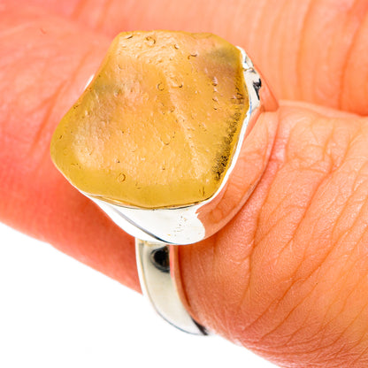 Libyan Glass Rings handcrafted by Ana Silver Co - RING83313