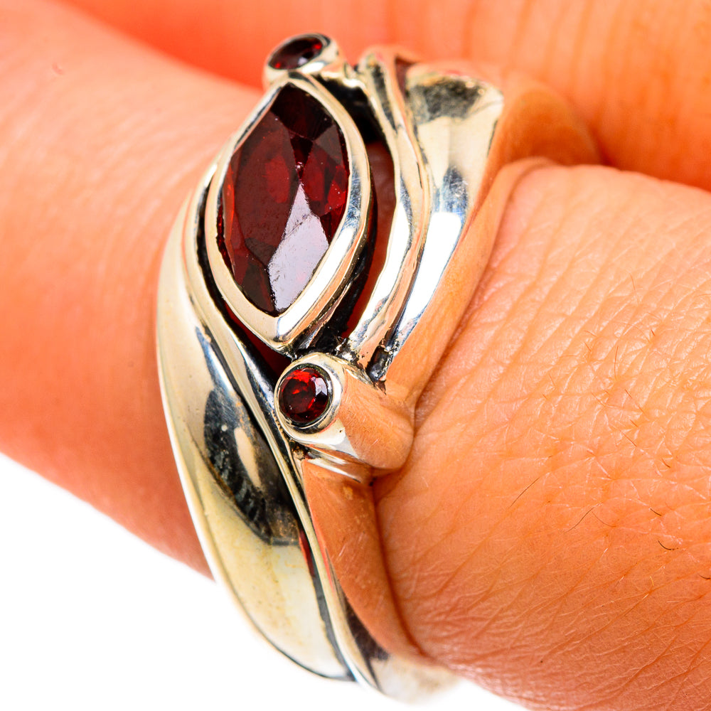 Garnet Rings handcrafted by Ana Silver Co - RING83321