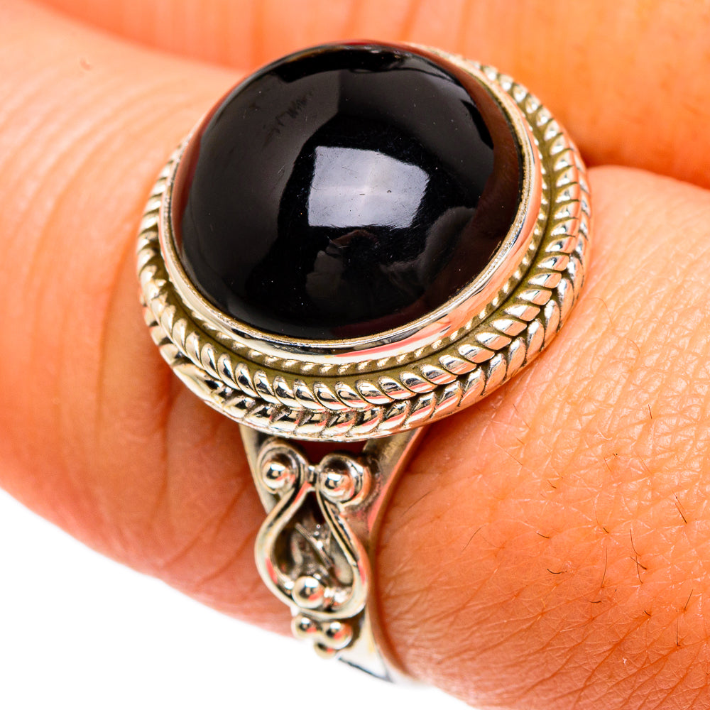 Black Onyx Rings handcrafted by Ana Silver Co - RING83325