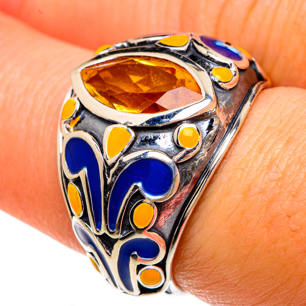Citrine Rings handcrafted by Ana Silver Co - RING83332