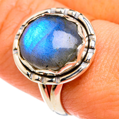 Labradorite Rings handcrafted by Ana Silver Co - RING83336