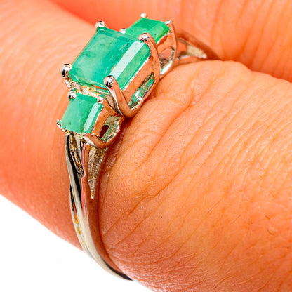Emerald Rings handcrafted by Ana Silver Co - RING83341