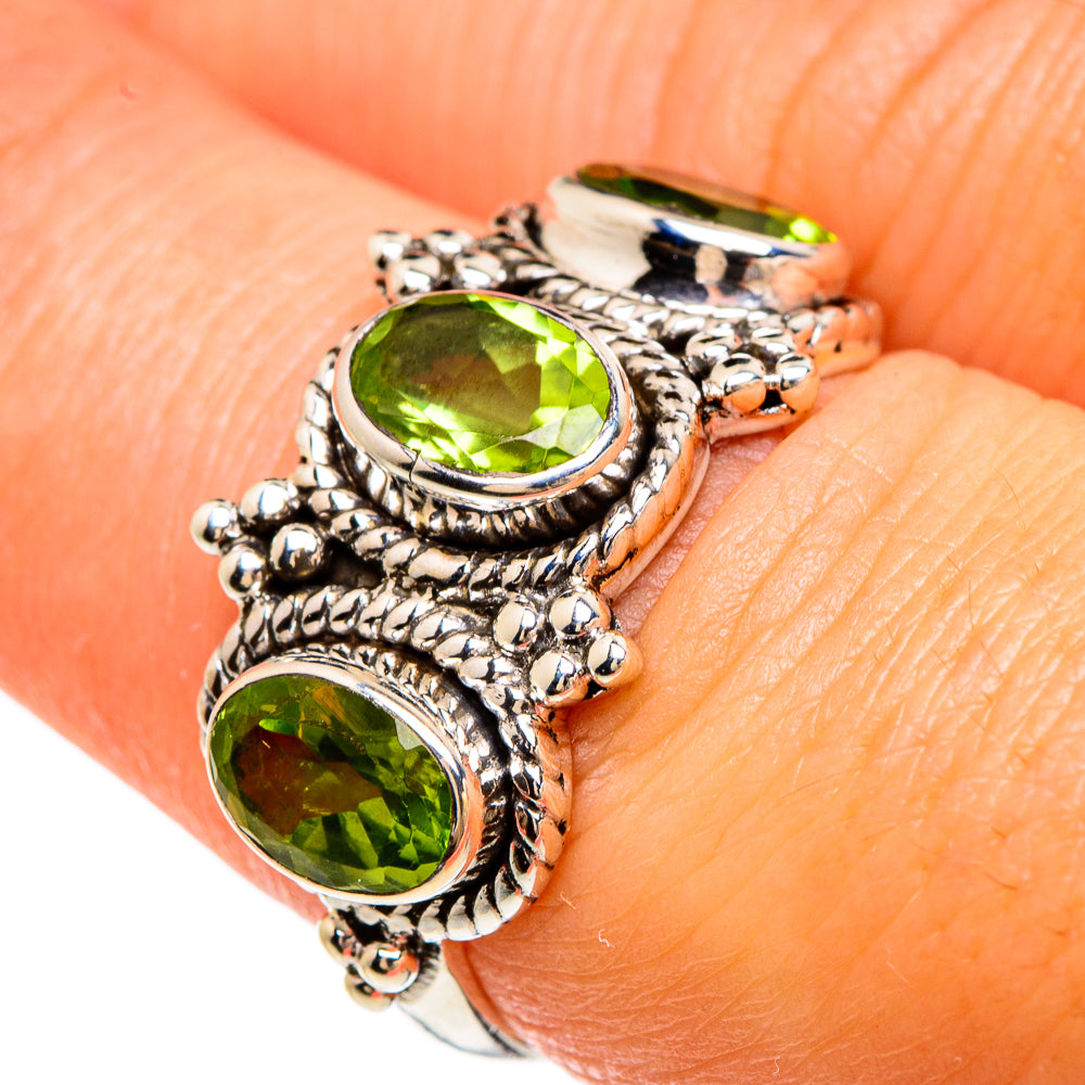 Peridot Rings handcrafted by Ana Silver Co - RING83343