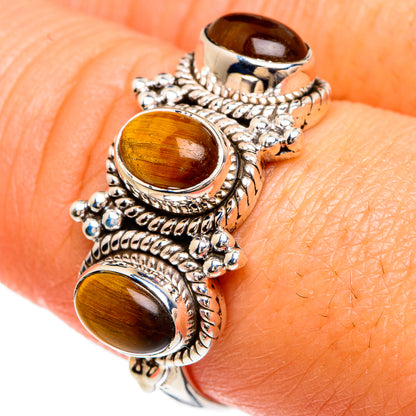 Tiger Eye Rings handcrafted by Ana Silver Co - RING83348