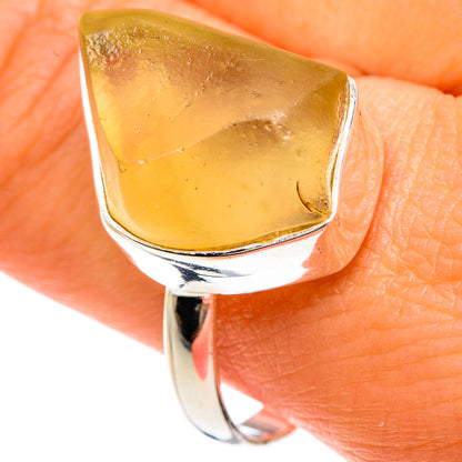 Libyan Glass Rings handcrafted by Ana Silver Co - RING83350