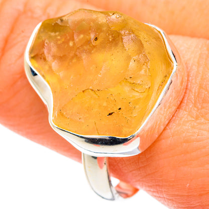 Libyan Glass Rings handcrafted by Ana Silver Co - RING83353