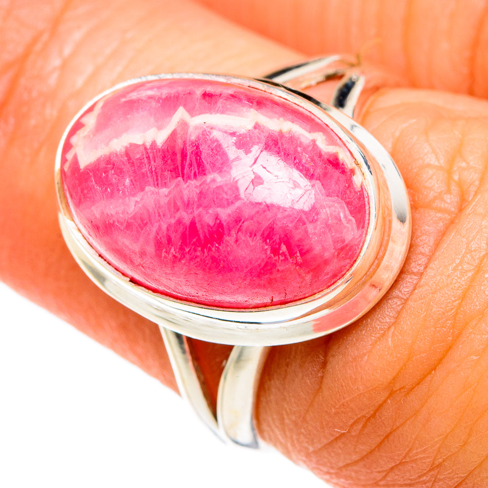 Rhodochrosite Rings handcrafted by Ana Silver Co - RING83354