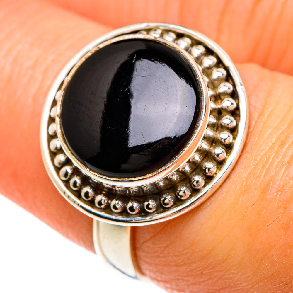 Black Onyx Rings handcrafted by Ana Silver Co - RING83360