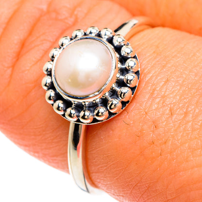 Cultured Pearl Rings handcrafted by Ana Silver Co - RING83363
