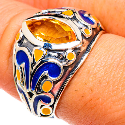 Citrine Rings handcrafted by Ana Silver Co - RING83366