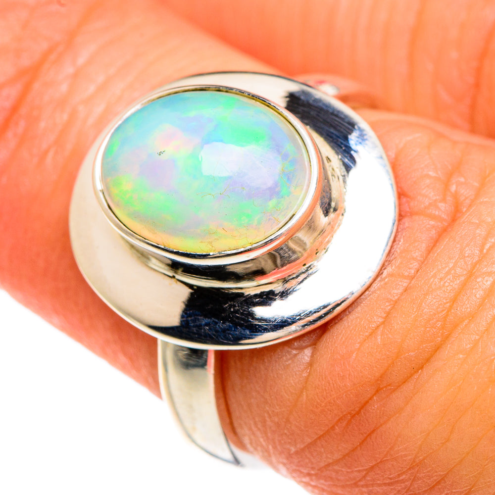 Ethiopian Opal Rings handcrafted by Ana Silver Co - RING83367