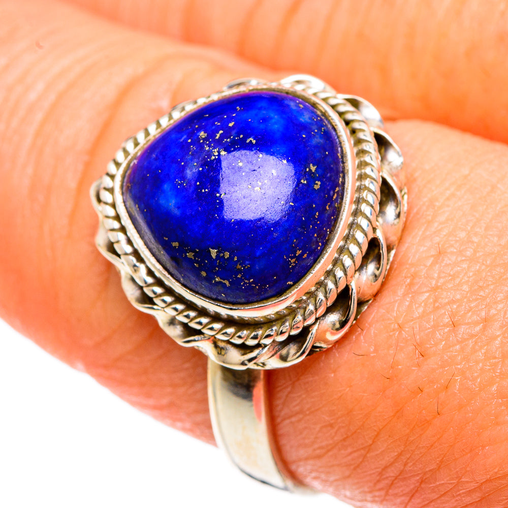 Lapis Lazuli Rings handcrafted by Ana Silver Co - RING83373