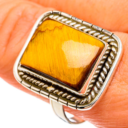 Tiger Eye Rings handcrafted by Ana Silver Co - RING83379