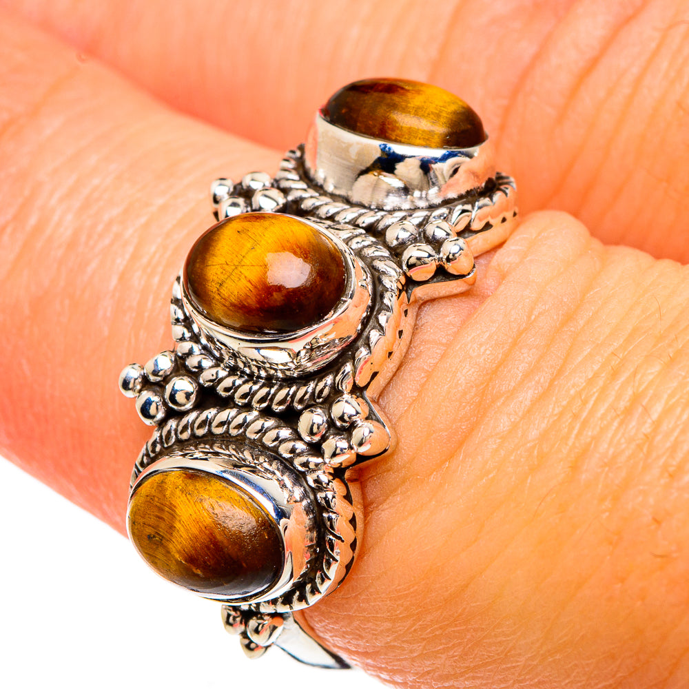 Tiger Eye Rings handcrafted by Ana Silver Co - RING83381