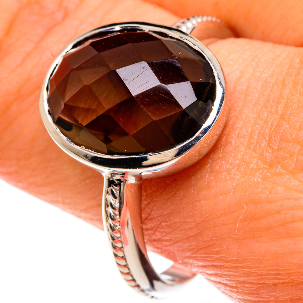 Smoky Quartz Rings handcrafted by Ana Silver Co - RING83382