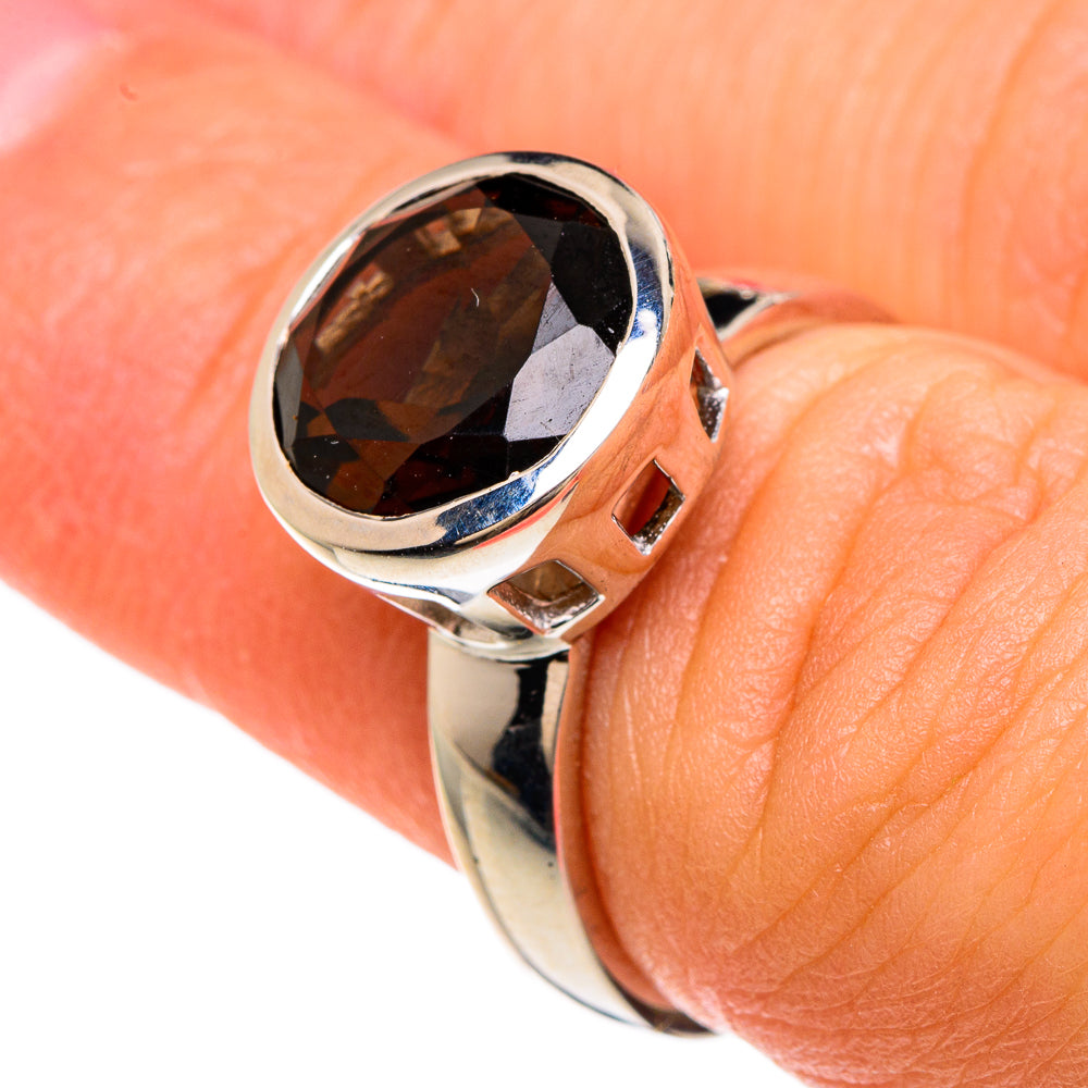 Smoky Quartz Rings handcrafted by Ana Silver Co - RING83383