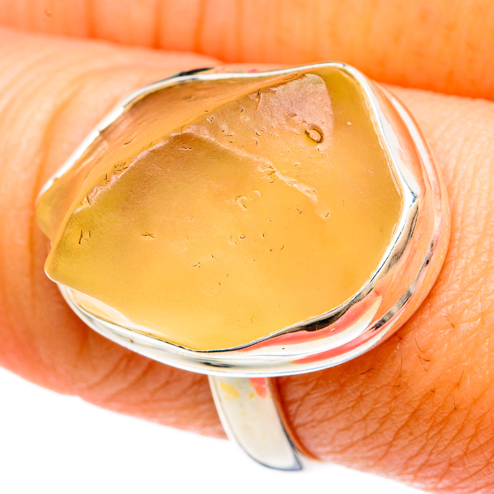 Libyan Glass Rings handcrafted by Ana Silver Co - RING83386