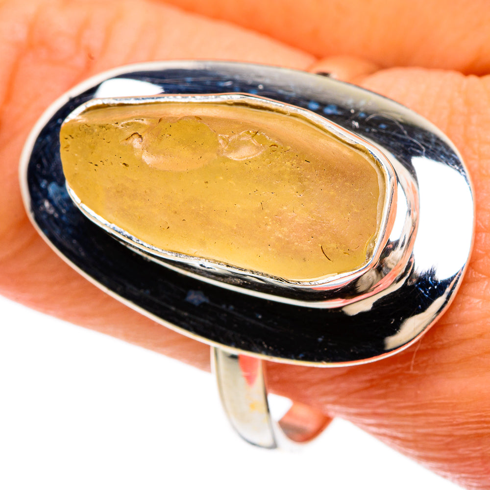 Libyan Glass Rings handcrafted by Ana Silver Co - RING83387