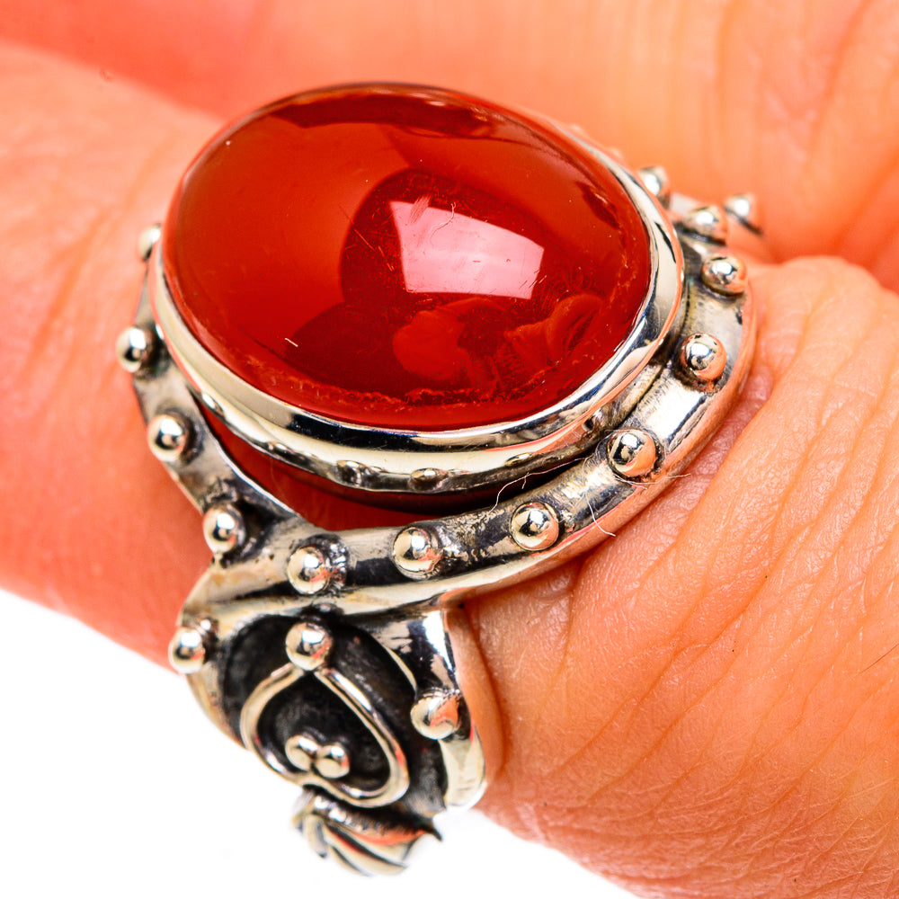 Carnelian Rings handcrafted by Ana Silver Co - RING83388