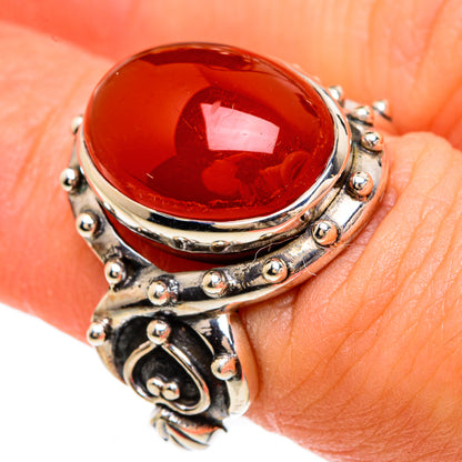 Carnelian Rings handcrafted by Ana Silver Co - RING83388
