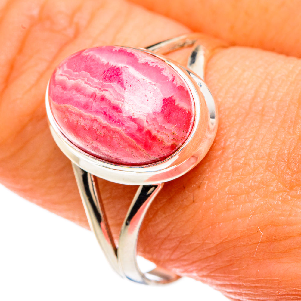 Rhodochrosite Rings handcrafted by Ana Silver Co - RING83393