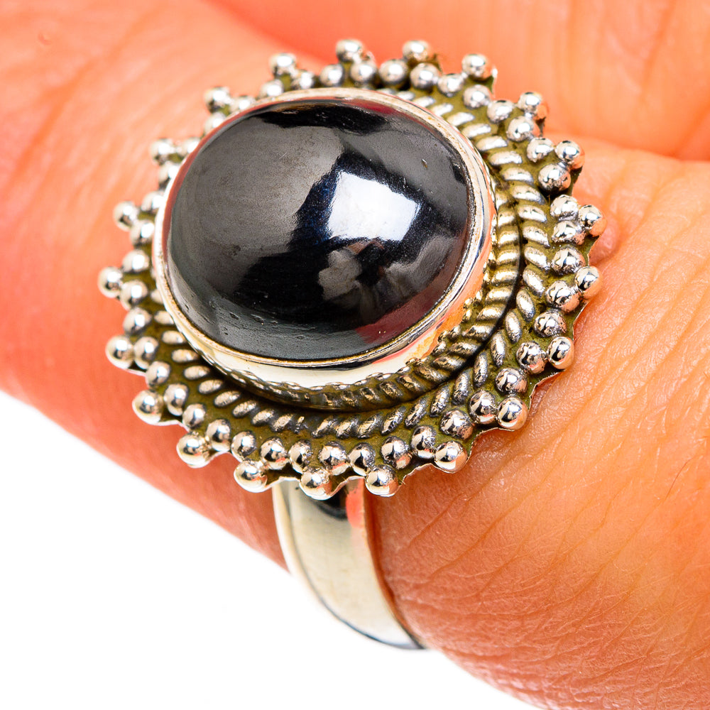 Hematite Rings handcrafted by Ana Silver Co - RING83404