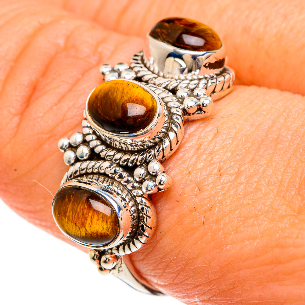 Tiger Eye Rings handcrafted by Ana Silver Co - RING83420