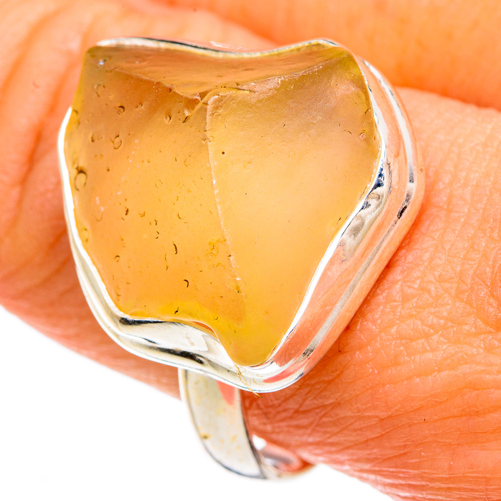 Libyan Glass Rings handcrafted by Ana Silver Co - RING83424