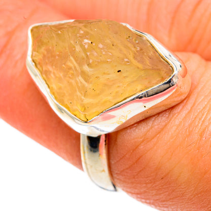 Libyan Glass Rings handcrafted by Ana Silver Co - RING83427