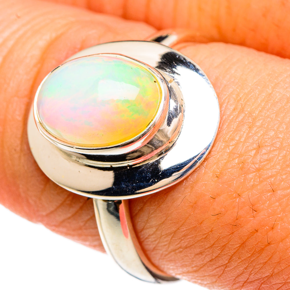 Ethiopian Opal Rings handcrafted by Ana Silver Co - RING83441