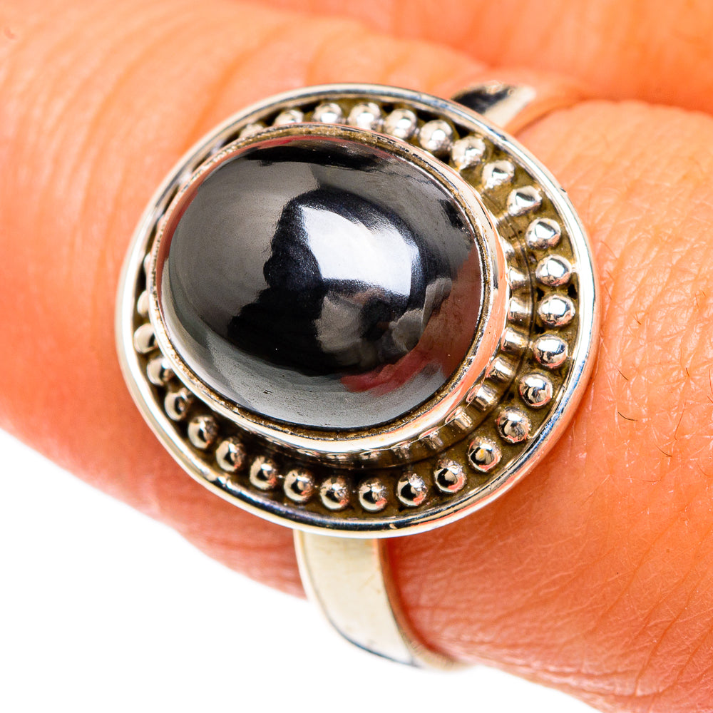 Hematite Rings handcrafted by Ana Silver Co - RING83443