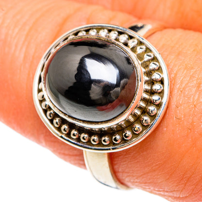 Hematite Rings handcrafted by Ana Silver Co - RING83443