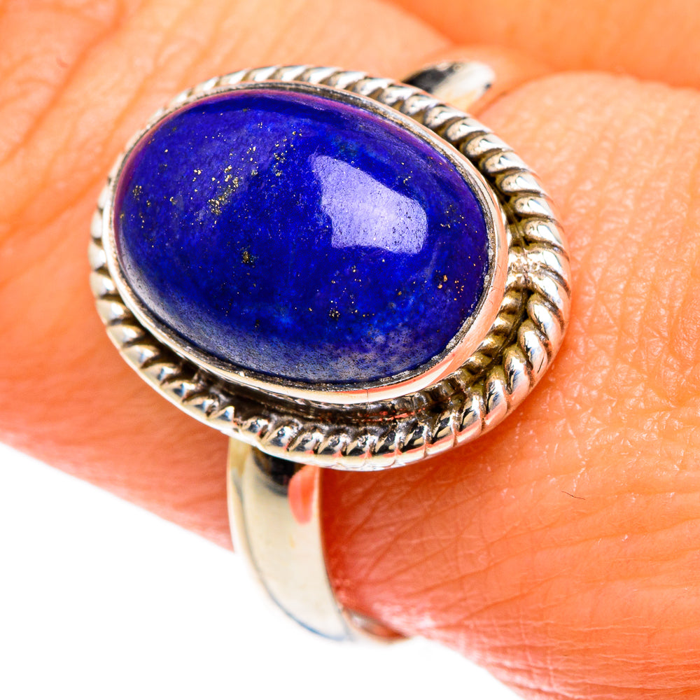 Lapis Lazuli Rings handcrafted by Ana Silver Co - RING83451
