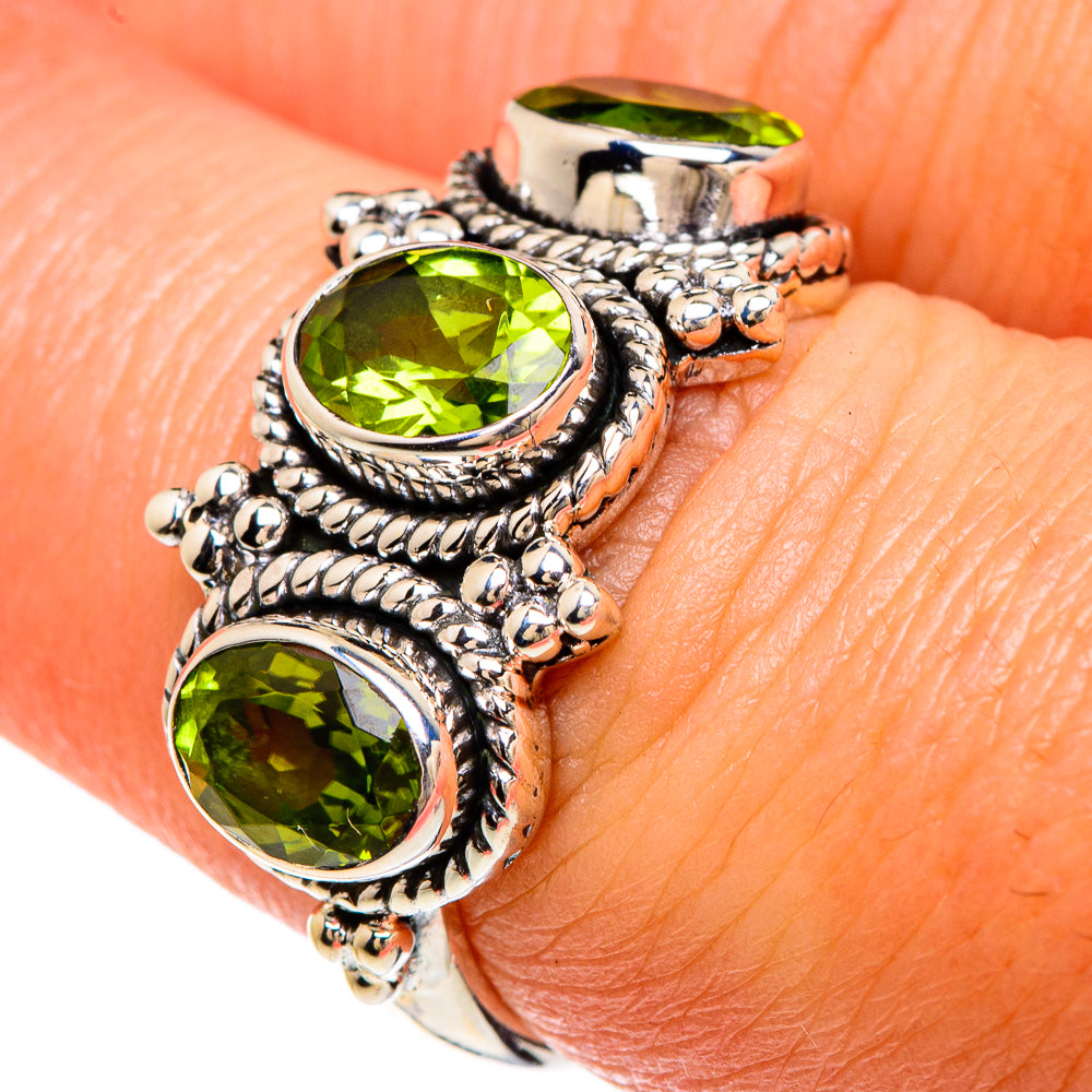 Peridot Rings handcrafted by Ana Silver Co - RING83454