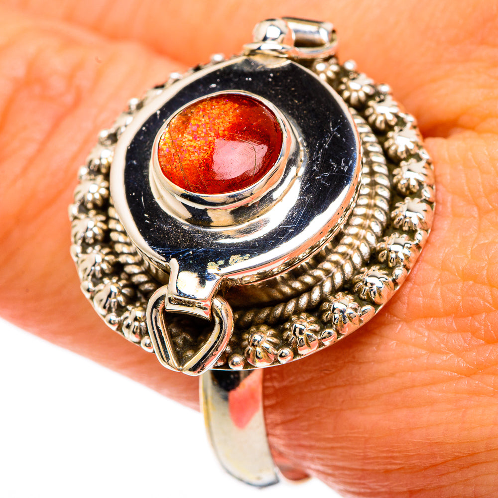 Sunstone Rings handcrafted by Ana Silver Co - RING83460