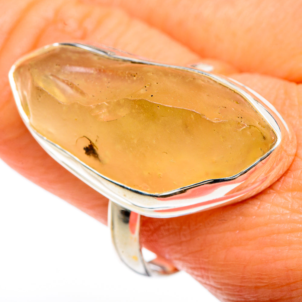 Libyan Glass Rings handcrafted by Ana Silver Co - RING83464
