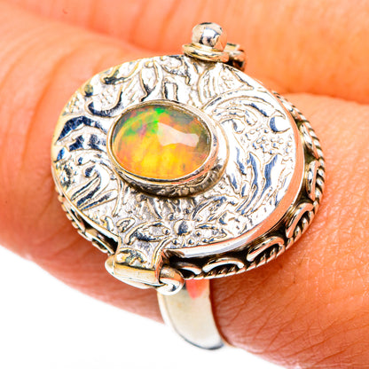 Ethiopian Opal Rings handcrafted by Ana Silver Co - RING83479