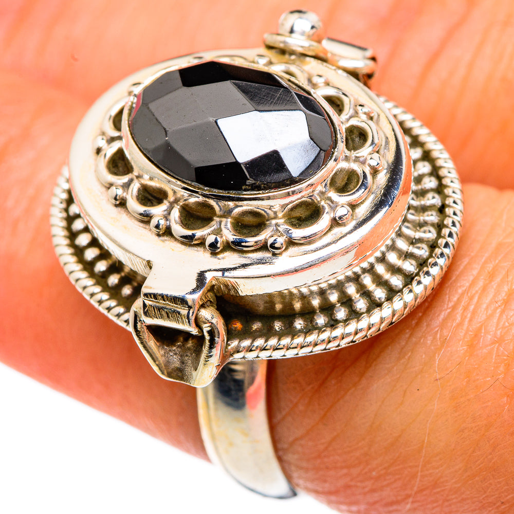 Hematite Rings handcrafted by Ana Silver Co - RING83481