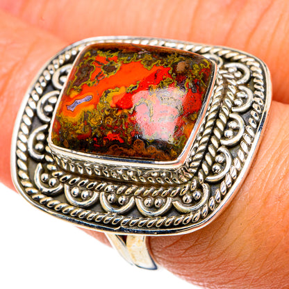 Moroccan Agate Rings handcrafted by Ana Silver Co - RING83498
