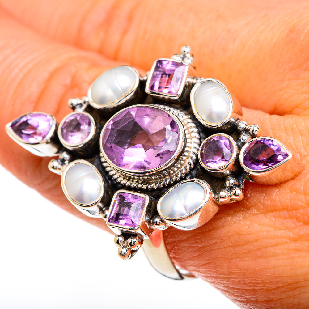 Amethyst Rings handcrafted by Ana Silver Co - RING83507