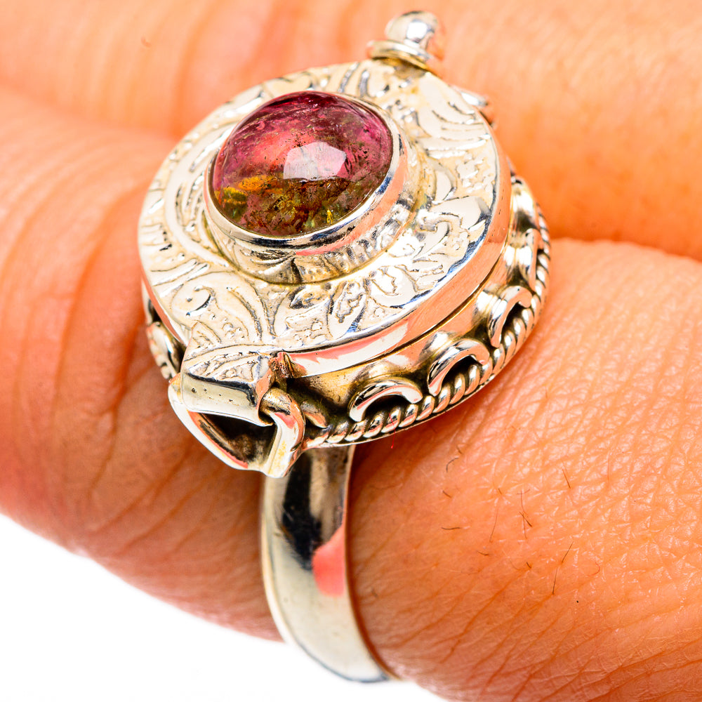 Watermelon Tourmaline Rings handcrafted by Ana Silver Co - RING83516