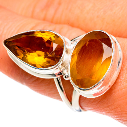 Mandarin Citrine Rings handcrafted by Ana Silver Co - RING83539